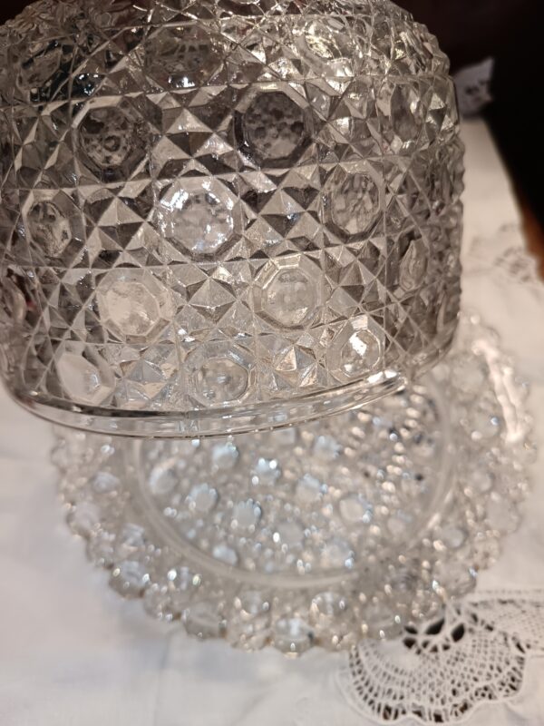Cloche à fromage Baccarat Modèle Diamants pierreries