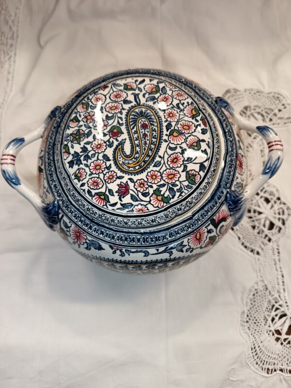 Pot couvert Gien modèle Cachemire