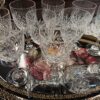 Verre à vin rouge en cristal taillé JG Durand modèle Deauville 16 cm