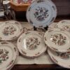 10 assiettes plates Villeroy et Boch modèle Phoenix diam 23 Fabriquées en Sarre