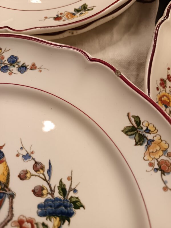 10 assiettes plates Villeroy et Boch modèle Phoenix diam 23 Fabriquées en Sarre