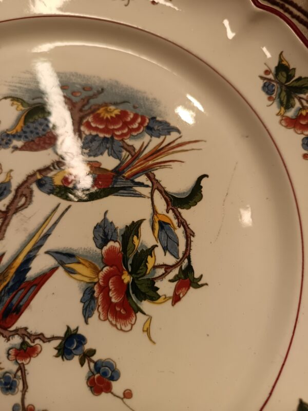10 assiettes plates Villeroy et Boch modèle Phoenix diam 23 Fabriquées en Sarre
