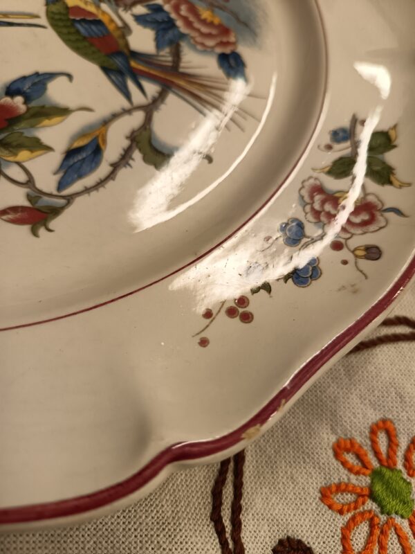 10 assiettes plates Villeroy et Boch modèle Phoenix diam 23 Fabriquées en Sarre