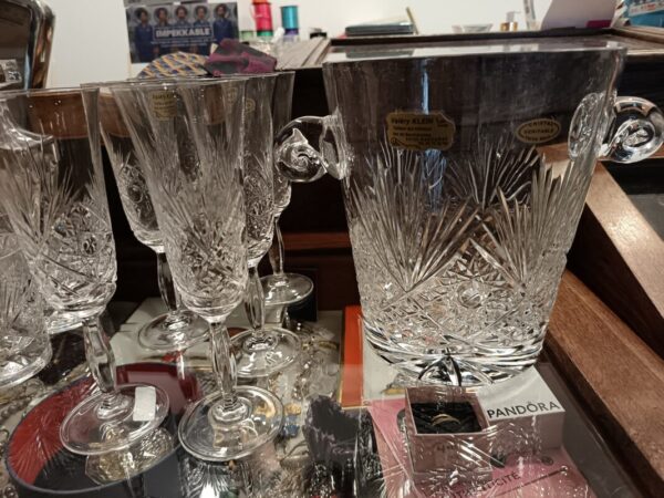 Seau à Champagne en cristal Valéry Klein à Baccarat