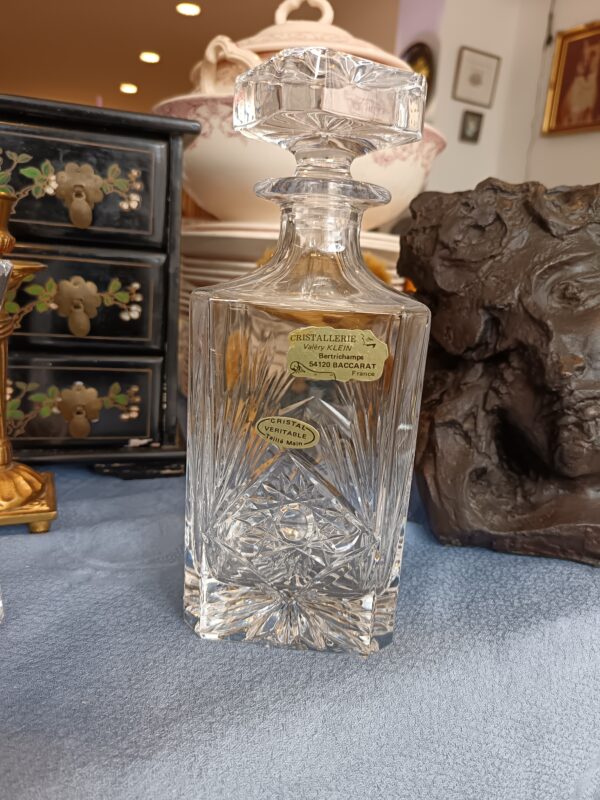Carafe à Whisky en cristal Valéry Klein à Baccarat